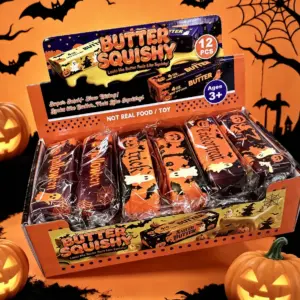 Halloween Candy Squishy Toy – Trick or Treat Slow Rising Stress Relief Sensory Toy