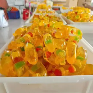 Wholesale Transparent Fruit Sandwich Banana Soft Toy Mixed Fruit Squishy Sensory Toy Stress Relief Gift for Kids and Adults Product Image