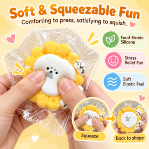 Seal Corn Squishy Novelty Toy – Export-Exclusive 72 g Collectible