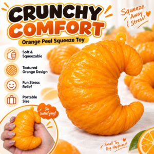 🥐✨ Butter Croissant Squishy Toy – Realistic Bakery-Inspired Soft Sensory Squeeze Toy, Cute Stress Relief Fidget Toy