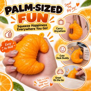 🥐✨ Butter Croissant Squishy Toy – Realistic Bakery-Inspired Soft Sensory Squeeze Toy, Cute Stress Relief Fidget Toy