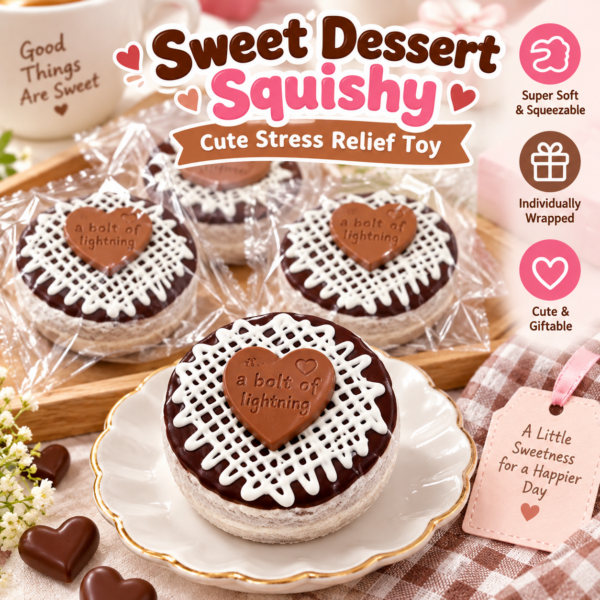 🍫💕 Individually Wrapped Heart-Topped Iced Round Confection – Lattice-Iced Decorative Collectible