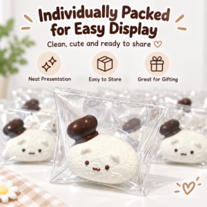 🐻🍣 Squishy Bear Sushi Character – Kawaii Food Squishy
