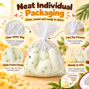 🧀 Crispy Cheese Rice Cake Fidget Squishy – Food-Themed Collectible 🍡
