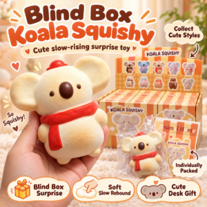 🐾 Kawaii Animal Character Squishy Toy Assortment – Collectible Fidget Squishies