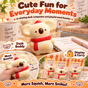🐾 Kawaii Animal Character Squishy Toy Assortment – Collectible Fidget Squishies