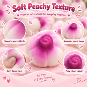 🧄✨ Squishy Garlic & Onion Bulb Fidget Toy – Glossy Segmented Sensory Squeeze Toy for Party Favors & Gift Shops