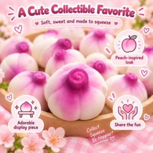 🧄✨ Squishy Garlic & Onion Bulb Fidget Toy – Glossy Segmented Sensory Squeeze Toy for Party Favors & Gift Shops