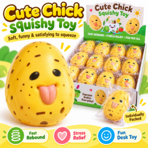 🥔😜 Cartoon Potato Character Squishy Toy – Silly Face Fidget Assortment