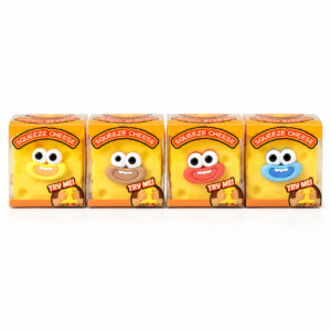 🧀 Cheese-Shaped Cube Toys – Cheese-Themed Cartoon Characters with Faces 😄