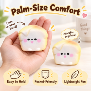 🧀🐶 Handmade TPR Block Squishy Balls with Cheese, Dog Face & Watermelon Motifs