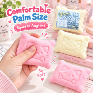 🐱 Squishy Pillow Cat Kawaii Pastel Fidget Toy