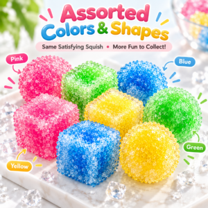 🌈 Colorful Translucent Bead Cube Sensory Fidget Toy