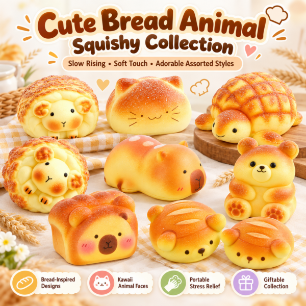 🧈🐢 Squishy Toy Imitation Butter Stick & Imitation Baked-Goods Turtle