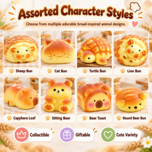🧈🐢 Squishy Toy Imitation Butter Stick & Imitation Baked-Goods Turtle