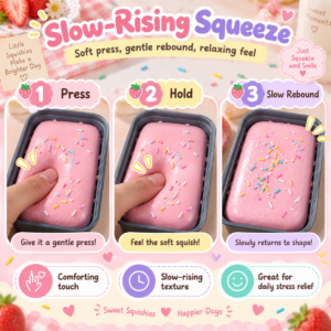 🍰🍓 Pastel Dessert Squishy Cakes – Food-Themed Fidget Toy Wholesale