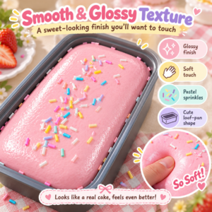 🍰🍓 Pastel Dessert Squishy Cakes – Food-Themed Fidget Toy Wholesale
