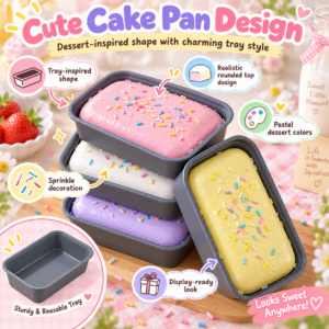 🍰🍓 Pastel Dessert Squishy Cakes – Food-Themed Fidget Toy Wholesale
