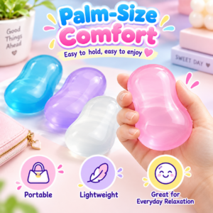 🧼✨ Translucent Squishy Toy Assortment – Glossy Pastel Squeeze Toys