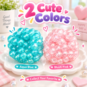 🫧🌸 Pearl Hand-Made Ball – Cute Pastel Stretchy Fidget Toy