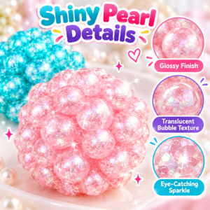 🫧🌸 Pearl Hand-Made Ball – Cute Pastel Stretchy Fidget Toy