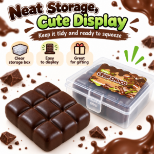🍫🍬 Chocolate & Candy Squishy Toy Assortment | Cute Cracked-Chocolate Fidget Squishies