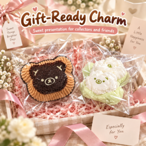 🐻🍌 Cute Animal Squishy Toys – Bear, Scallop & Banana Squishy Assortment