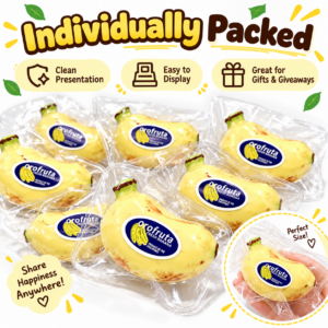 🍌 Yellow & Green Banana Fidget Squeeze Toys – Natural Fresh-Produce Style in Clear Clamshell