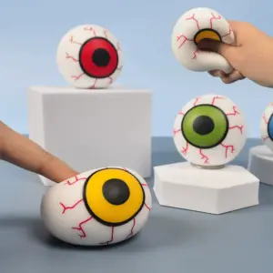 👁️ Squishy Eyeball Toy – Cartoon Eye Squeeze Ball Fidget for Fun & Relaxation