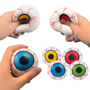 Green squishy eye ball novelty fidget