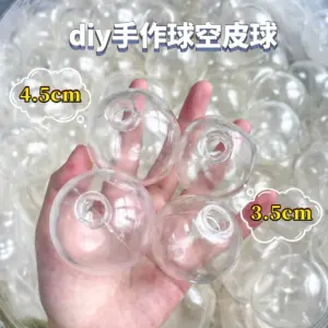 ✨ 透明空心造型容器球皮 – 立体透明 DIY 手作球皮混款 Product Image
