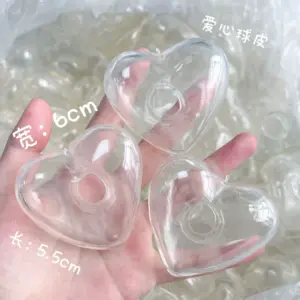 透明小熊造型空心球皮，可爱立体设计