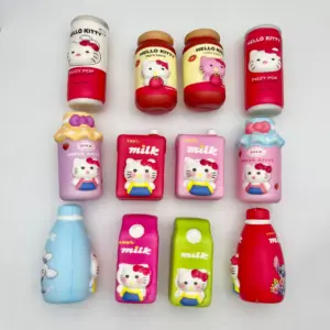 Heart motifs and wavy icing edges on miniature cat toy assortment