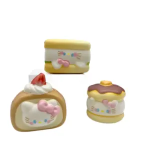 🐱🍰 Miniature Dessert-Themed Cat Toy Figures – Kawaii Pastel Collectible Set Product Image