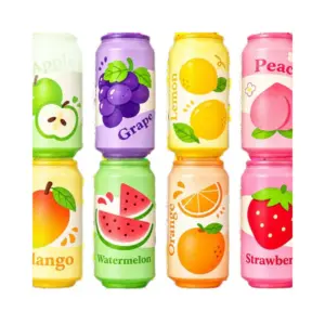 Molded can-lid top with pull-tab-like recess on a squishy toy can