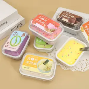 🍦 Ice Cream Cake Squishy Tub Collection – Pastel Dessert Fidget Assortment