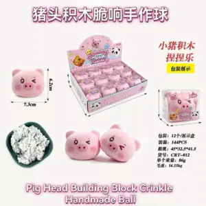 Wholesale ramen squishy assortment with printed cardboard backing
