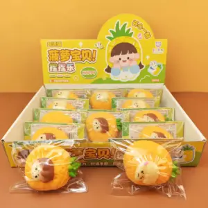 🍞🍳 Toast Bread-Shaped Squishy Toy – Kawaii Fried Egg Squeeze Toy Product Image