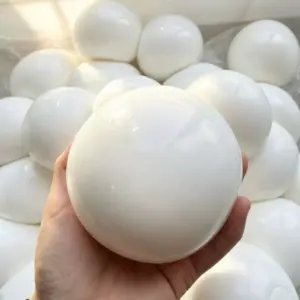 ⚪ Bulk Glossy White Spheres – Smooth Fidget Toy Assortment