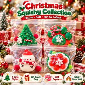 🎄❄️ Christmas Squishy Toy Assortment – Festive 捏捏乐 Holiday Squishies