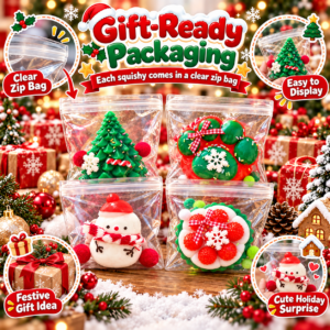🎄❄️ Christmas Squishy Toy Assortment – Festive 捏捏乐 Holiday Squishies