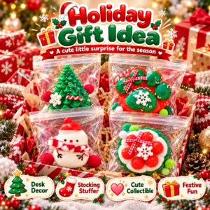 🎄❄️ Christmas Squishy Toy Assortment – Festive 捏捏乐 Holiday Squishies