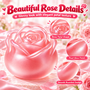 🌹 Rose-Shaped Squishy Toy – 3D Floral Squeeze Fidget for Gifts & Party Favors