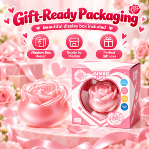 🌹 Rose-Shaped Squishy Toy – 3D Floral Squeeze Fidget for Gifts & Party Favors