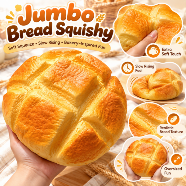 🍍🥯 Pineapple Bun Squishy Toy – Food-Themed Fidget & Display Collectible
