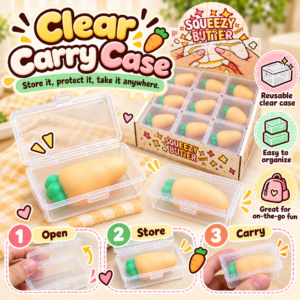 🧈 Squeezy Butter Food-Themed Squishy Toy – Cartoon Novelty Display 🛒