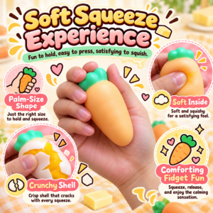 🧈 Squeezy Butter Food-Themed Squishy Toy – Cartoon Novelty Display 🛒