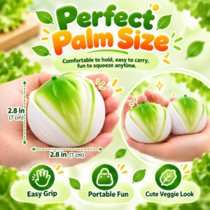 💚✨ Realistic Pistachio Squishy Toy – Cute Green Nut Sensory Squeeze Toy, Soft Stress Relief Fidget Collectible