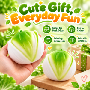 💚✨ Realistic Pistachio Squishy Toy – Cute Green Nut Sensory Squeeze Toy, Soft Stress Relief Fidget Collectible