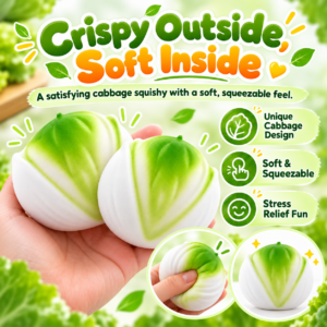 💚✨ Realistic Pistachio Squishy Toy – Cute Green Nut Sensory Squeeze Toy, Soft Stress Relief Fidget Collectible